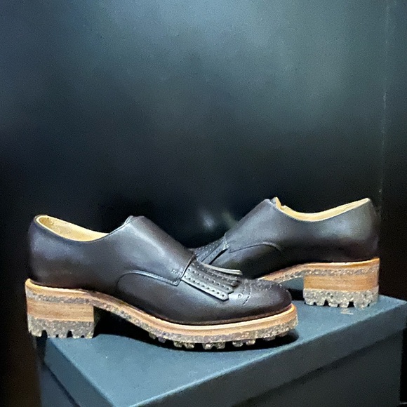 NIB The Office of Angela Scott Ms. Francoise Monkstrap in Chocolate Brown - Picture 9 of 14